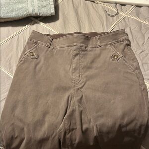 SPANX Women's Brown Straight Leg Pants